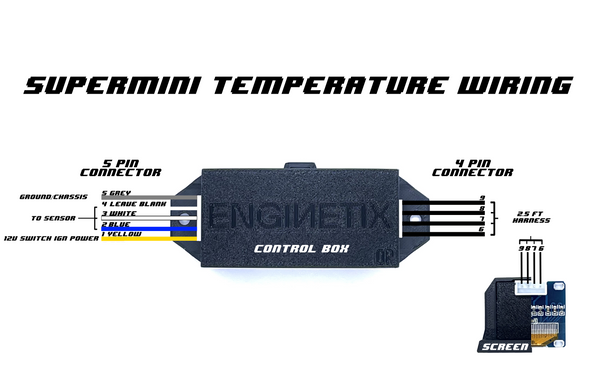 Coolant Temperature SuperMini Digital Gauge