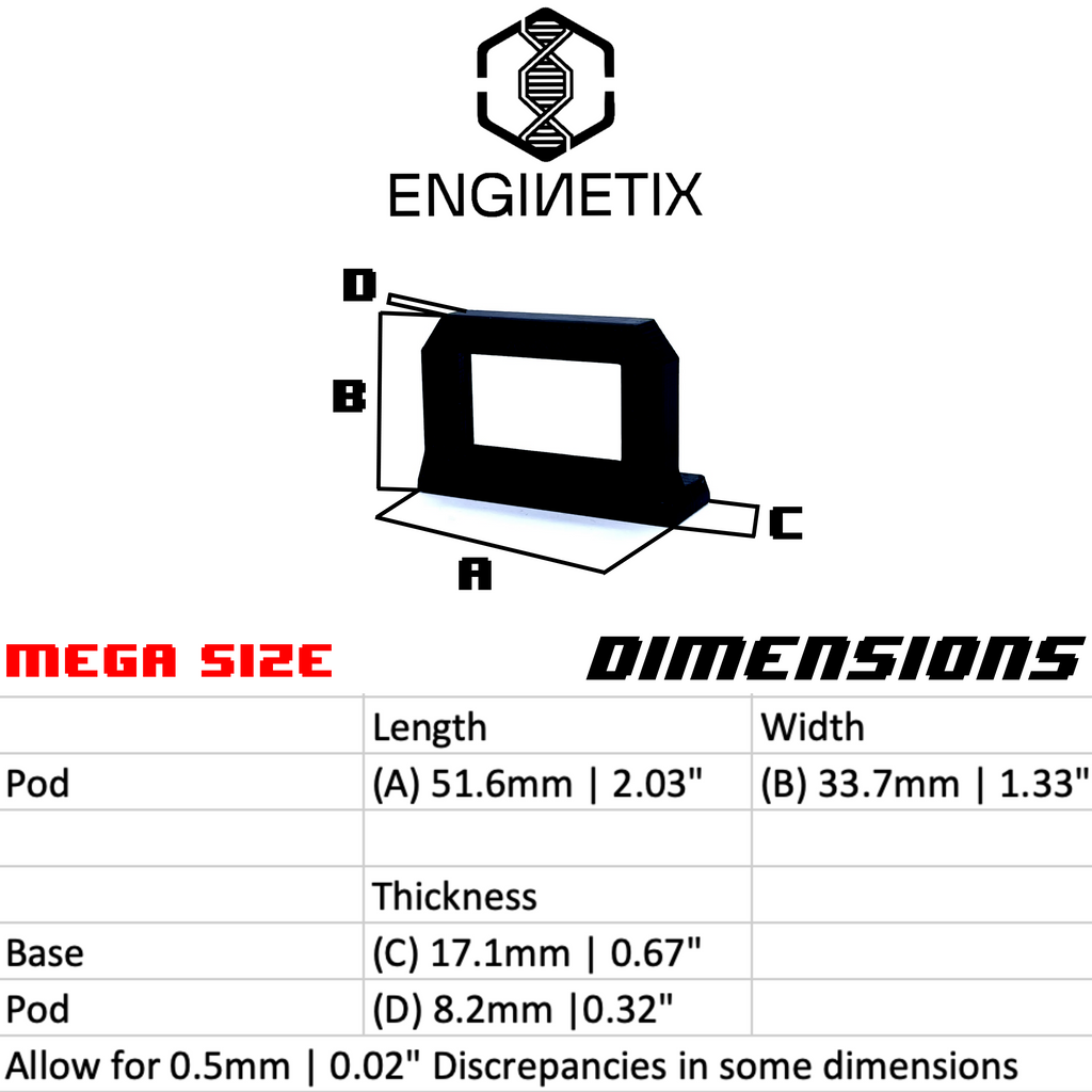 Display Panel Pod MEGA Standard Display Pod – ENGINETIX PERFORMANCE