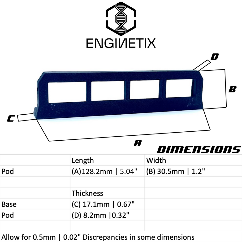 Standard Quad Display Pod – ENGINETIX PERFORMANCE