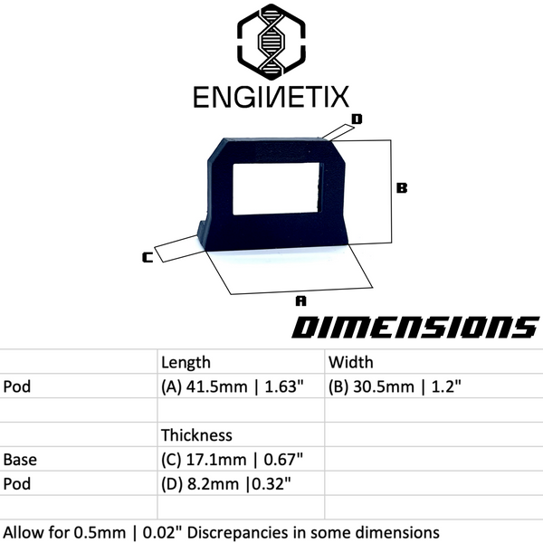 Standard Display Pod – ENGINETIX PERFORMANCE